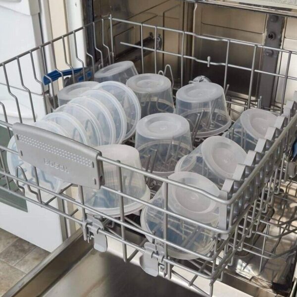 Hộp nhựa tròn 300ml - Hình ảnh 2