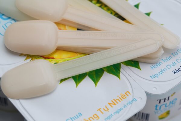 Thìa sữa chua (làm từ nhựa thân thiện với môi trường) - Hình ảnh 2